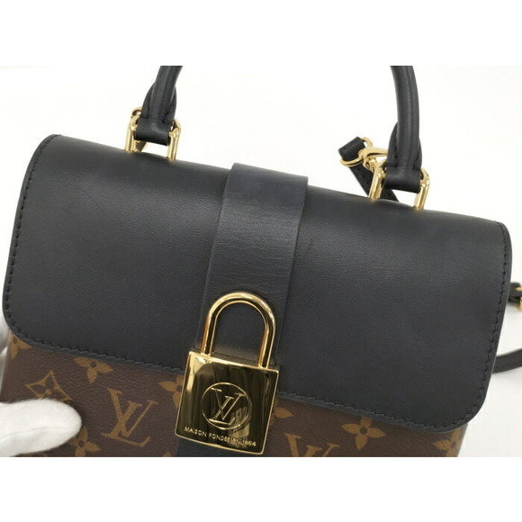 Louis Vuitton Monogram Locky BB Shoulder Bag Black - Picture 5 of 9